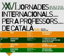 XXVI Jornades Internacionals per a Professors de Català 2012